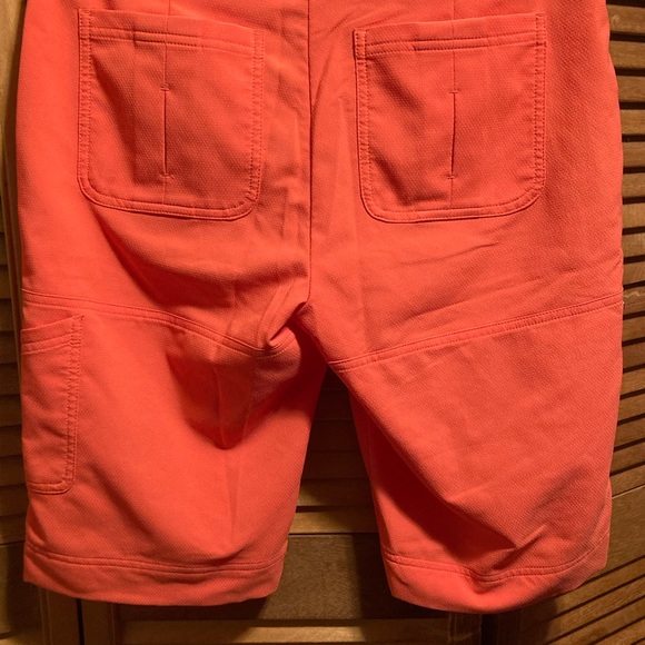 Annika Cutter and Buck Orange Golf Bermuda Shorts - Picture 12 of 12